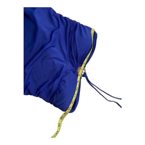 Michael Michael Kors Blue Size 6 Halter Tie Neck One Piece Swimsuit - Picture 5 of 8